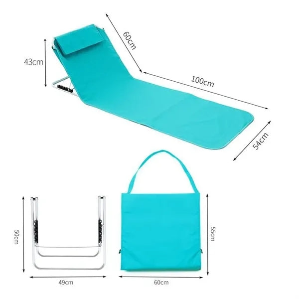 Adjustable Pool Lounge Beach Chair Folding Lawn Recliners