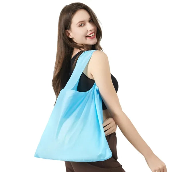 Santorini RPET - Recycled Foldaway Shopping Tote Bag Inkjet