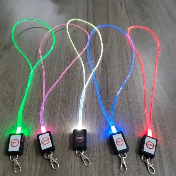 LED Card Holder TPU Lanyard Strap