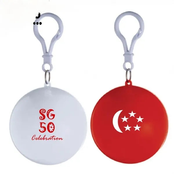 Key Chain Poncho Ball