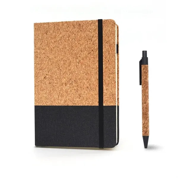 A5 Cork Notebook with Pen