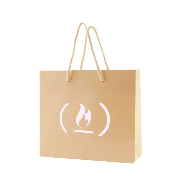6x4x6'' Matt/Gloss 190GSM White Cardboard Gifts Bag