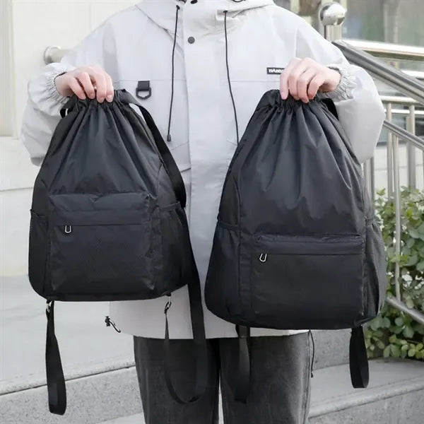 Waterproof Oxford Cloth Drawstring Backpack