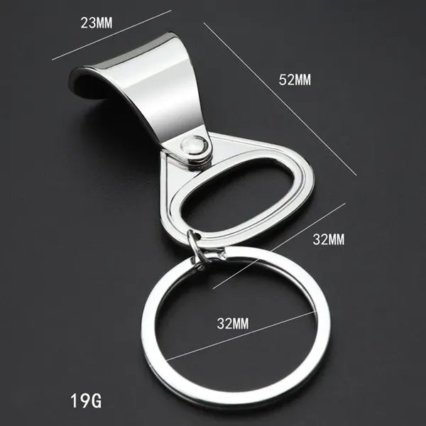 Pull Tab-Shaped Bottle Opener Keychain