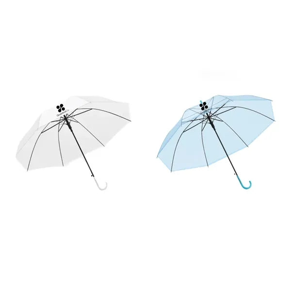 Transparent Manual Straight Umbrella