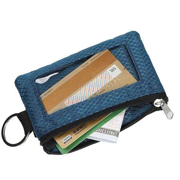 Mini Card Wallet With A Lanyard
