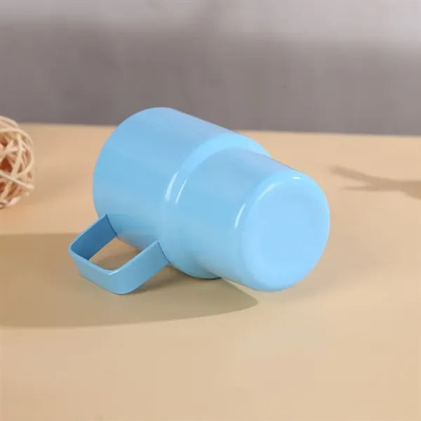 3oz Stainless Steel Tumbler With Straw And Handle