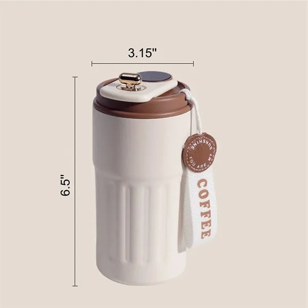 15 oz Portable Coffe Thermos with Digital Display