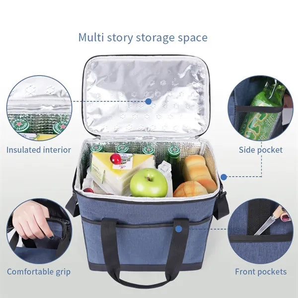 Large Capacity Oxford Cloth Cooler Bag