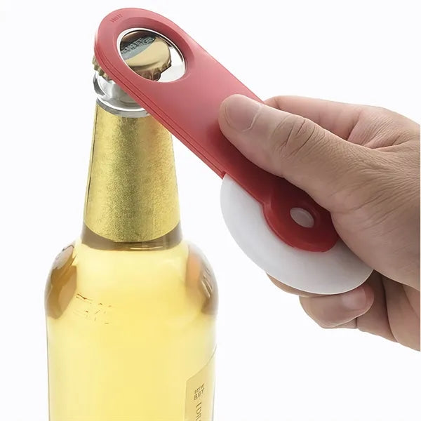Multifunctional Pizza Cutter w/Bottle Opener