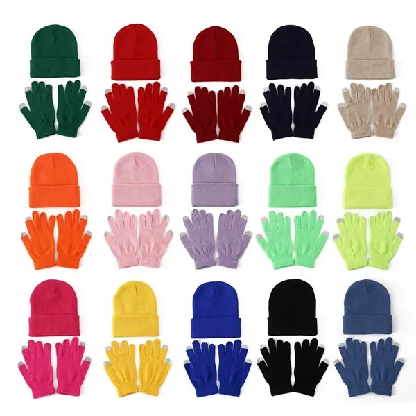 Beanie And Gloves Set