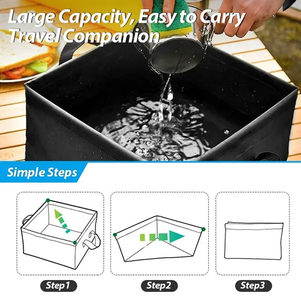 Foldable Fishing Bait Bucket Bag
