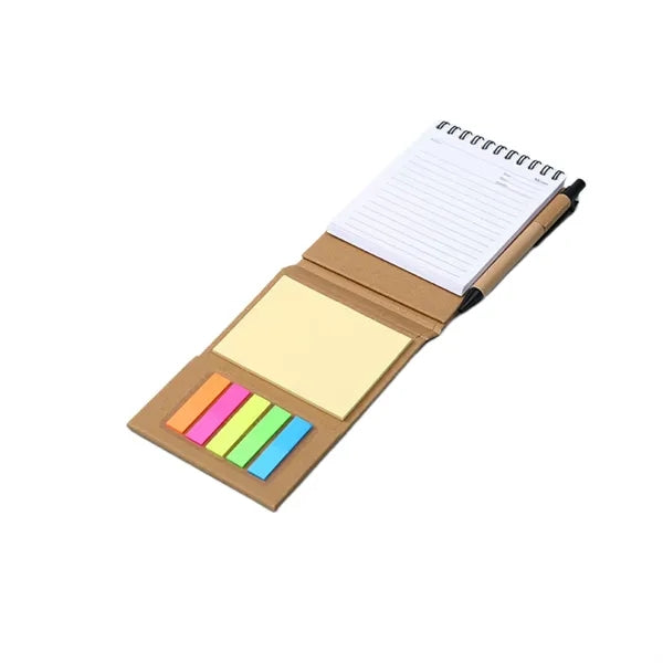 Mini Notepad with Pen & Sticky Notes