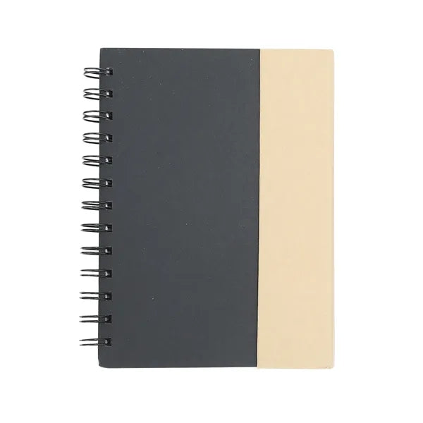 Spiral Notebook With Sticky Notes And Flags