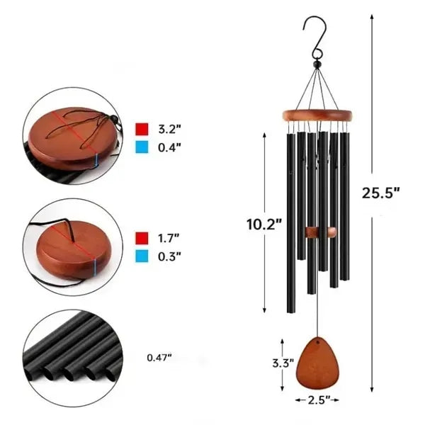 25"/ 32" Outdoor Wind Chimes
