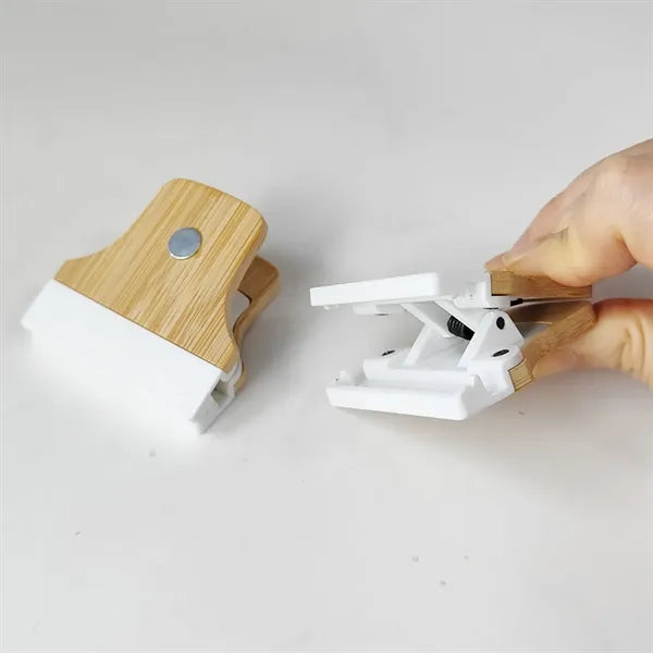 Bamboo magnet clips