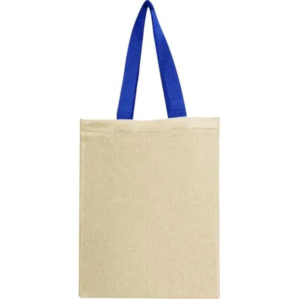 Natural Cotton Canvas Grocery Tote Bag