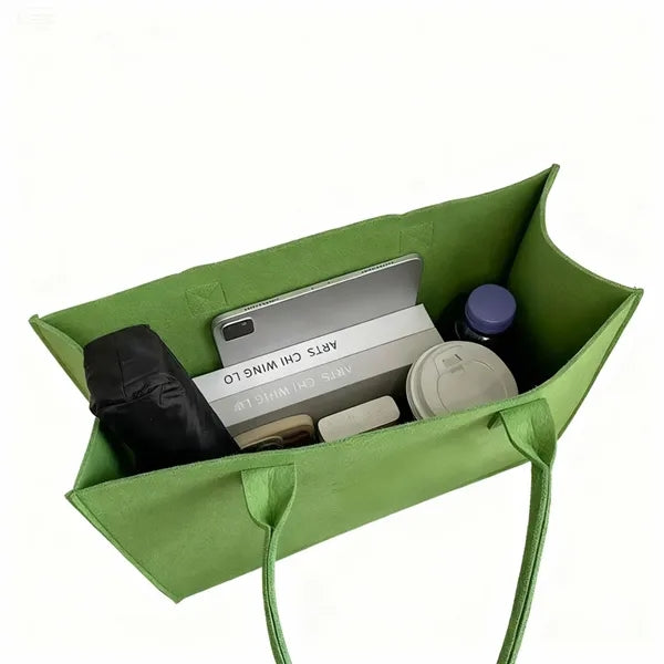 Large Capacity Shopping Felt Tote Bag