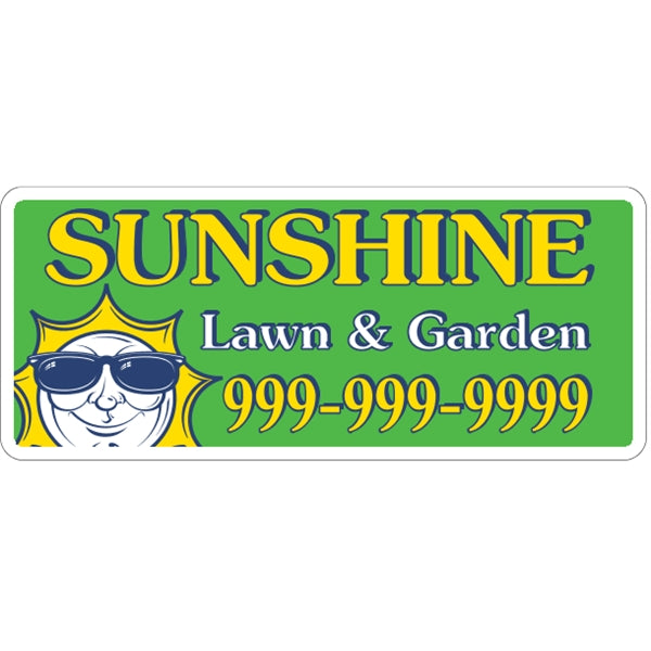 18" x 7.625" Magnetic Sign