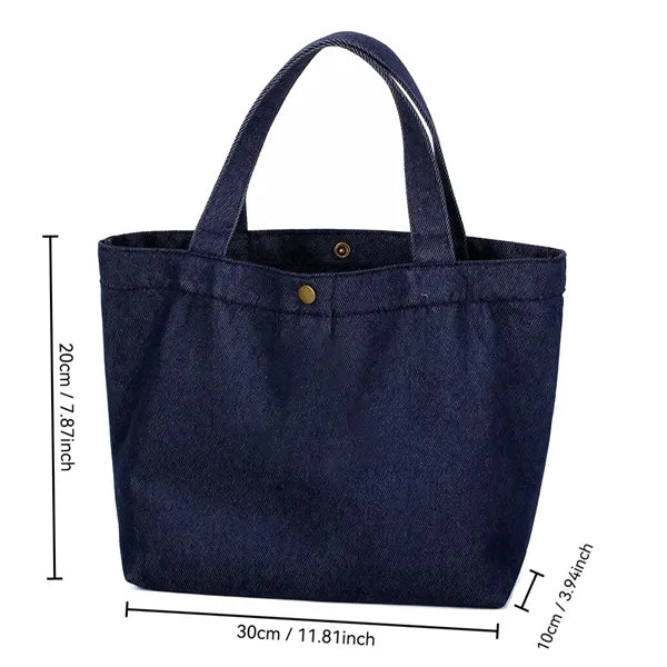 Durable Denim Cloth Tote Bag