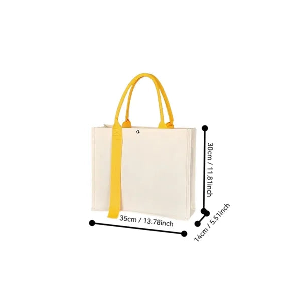 Large Capacity Durable Canvas Tote Bag