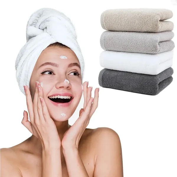 Solid Color Cotton Towels