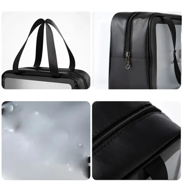 Leather Portable Travel Toiletry Bag