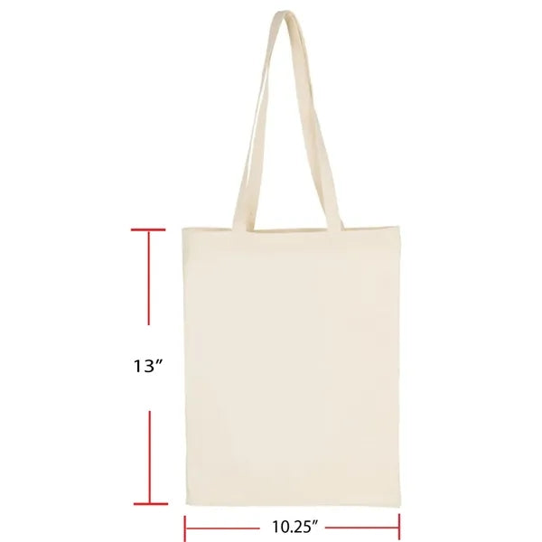 Canvas Cotton Tote Bag, 10.25"x13"
