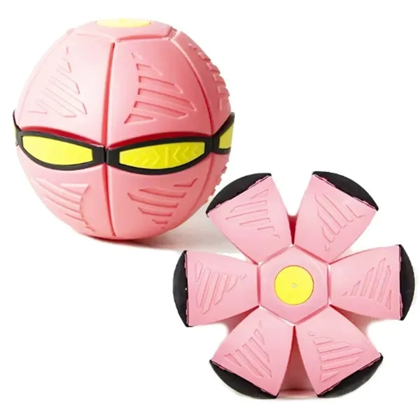 LED Magic Flying Spring Transform Disc Toy