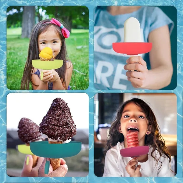 Anti-Mess Silicone Ice Cream Holder