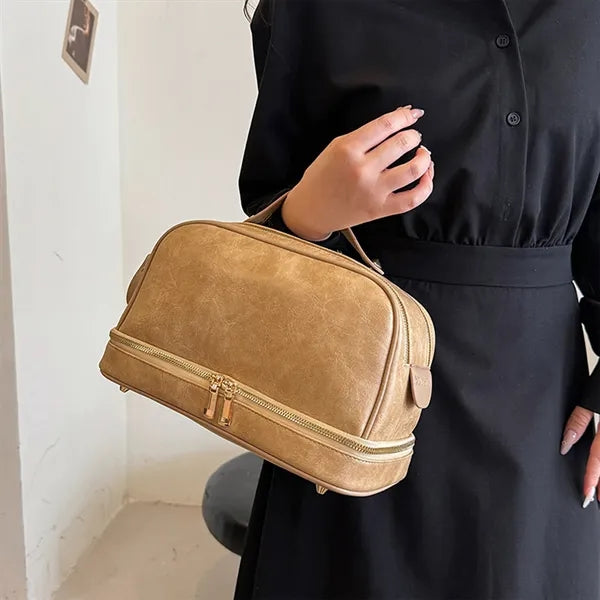 Multi-layer makeup bag