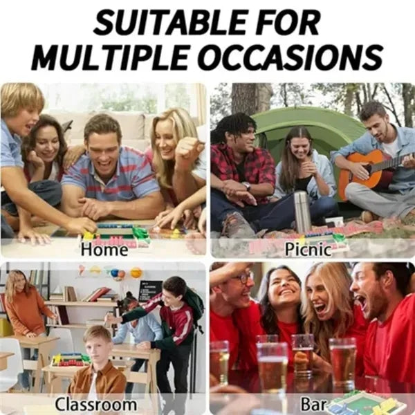 Family Wooden Board Table Math Games for Adults and Kids