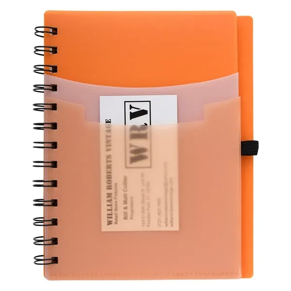 Tri-Pocket Notebook & Satin Pen