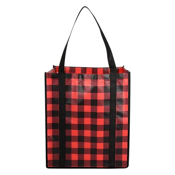 Northwoods Laminated Non-Woven Recycled Tote Bag