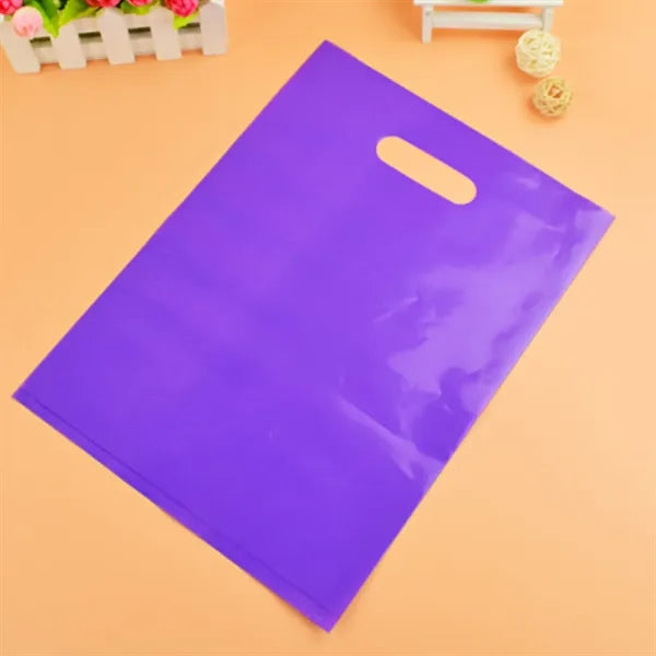 Plastic Shopping Bags With Die Cut Handle