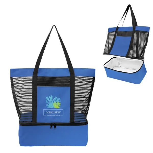 Marley rPET Mesh Tote Bag With Cooler