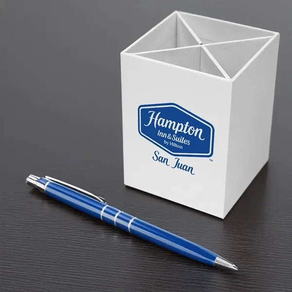 4 Compartment Pen & Pencil Cup