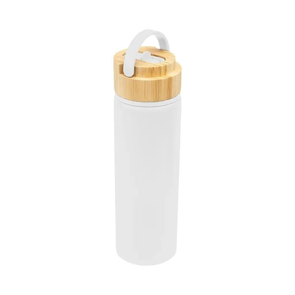 27 Oz. Ellis Recycled Aluminum Bottle With Bamboo Lid