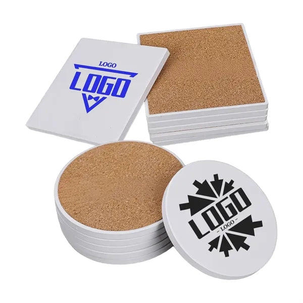Stylish Ceramic Coaster With NonSlip Backing