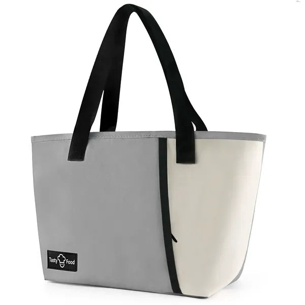 8-Can Color-Block Insulated Lunch Tote Cooler