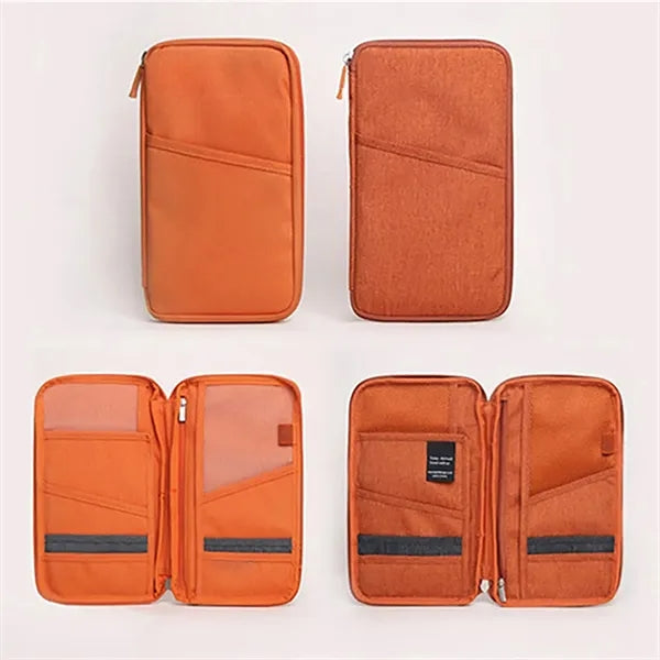 RFID Passport Wallet Organizer Bag