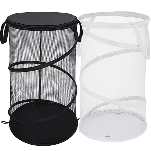 Collapsible Mesh Laundry Basket