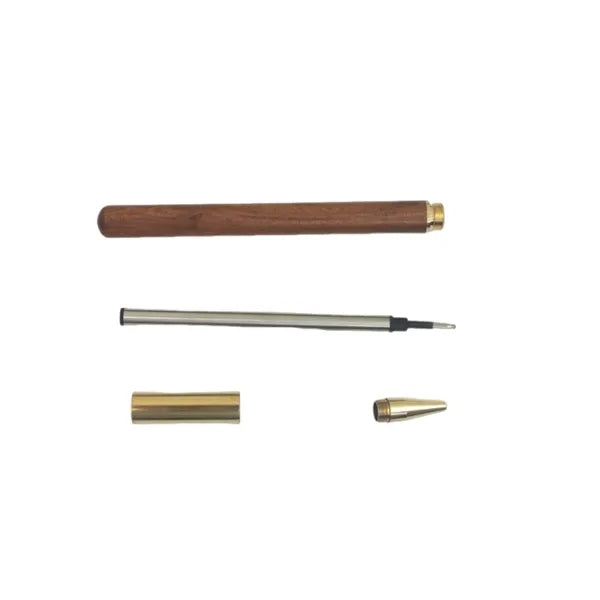 Rosewood and Metal Gel Pen