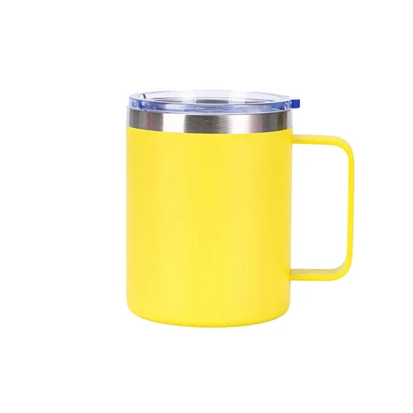 Premium 12oz Stainless Steel Mug with Handle