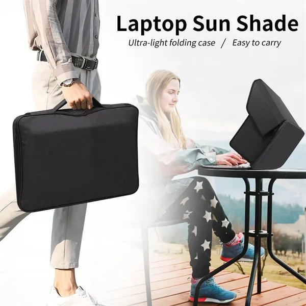 Foldable Laptop Sun Shade For Outside Working