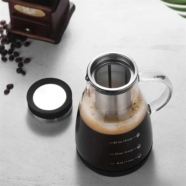 32oz Cold Brew Coffee Maker with Stainless Steel Filter
