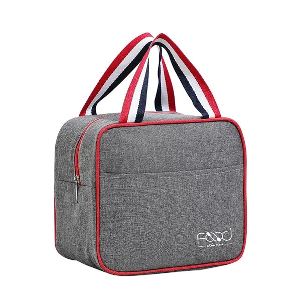8-Can Insulated Color-Block Cooler Bag with Front Pocket