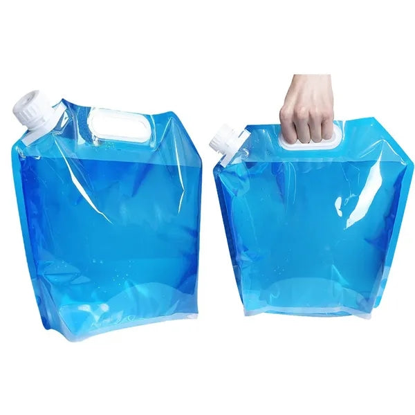 No-Leak Foldable Plastic Water Container Bag