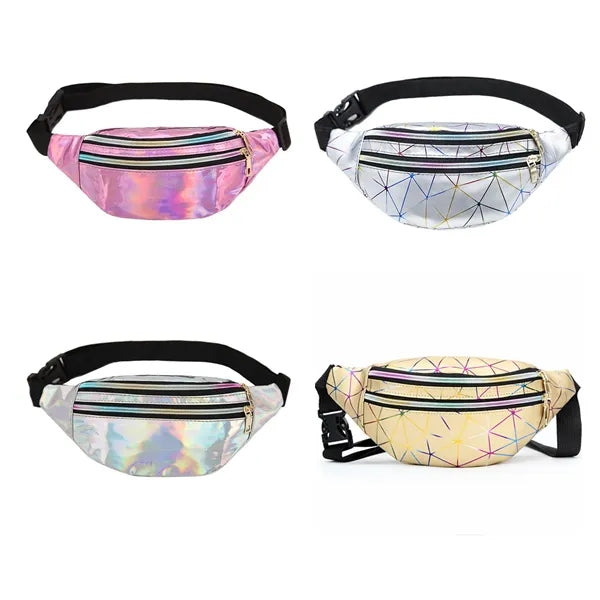 Fanny Pack Adjustable Shinny Waist Bag
