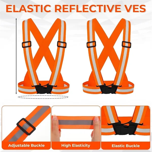 Adjustable eflective Vest Running Gear